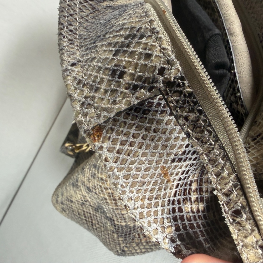 Michael Kors Python Snake Print Shoulder Bag - image 8